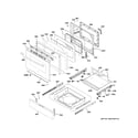 GE JGSS66FEL3DS door & drawer parts diagram