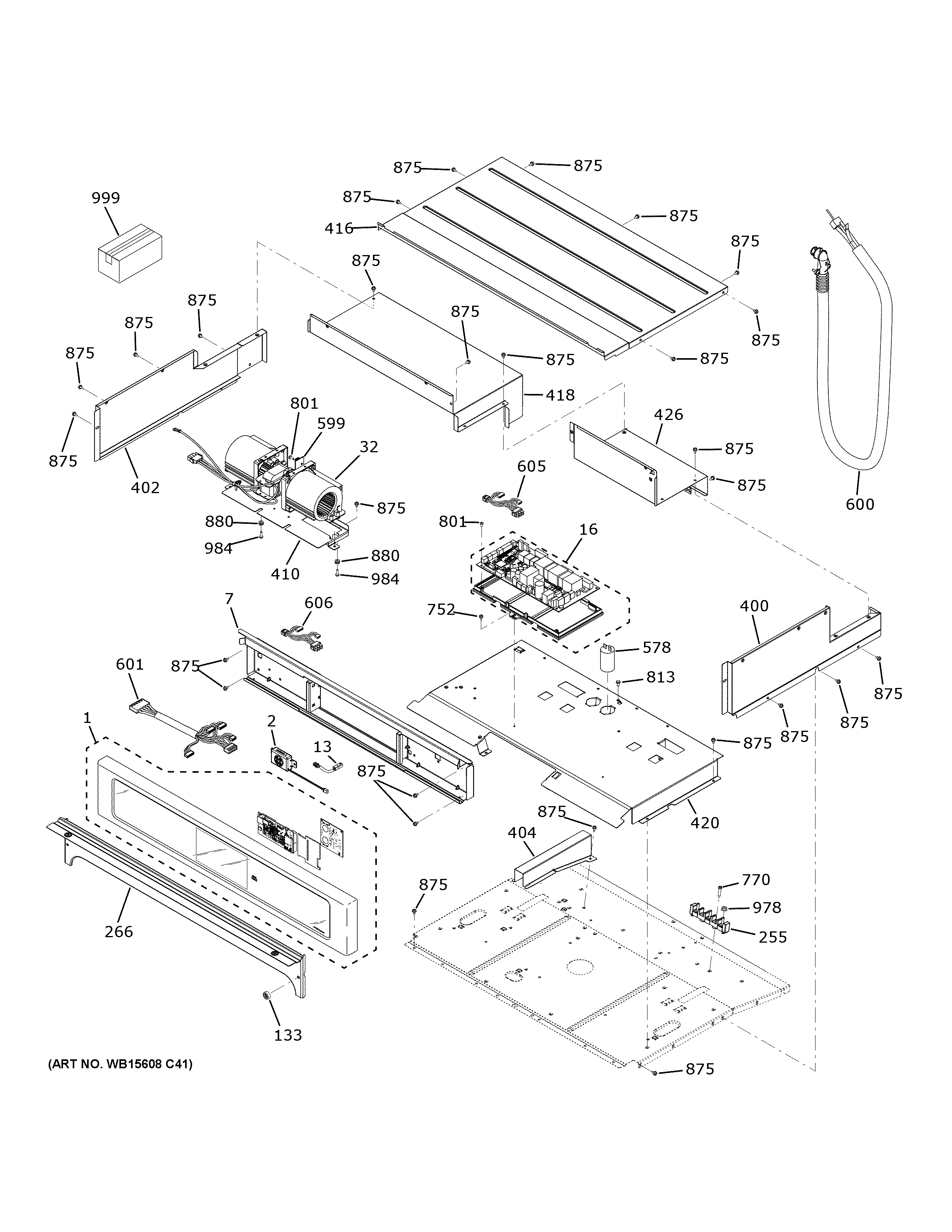 GE CTS90DP3N1D1 control panel diagram