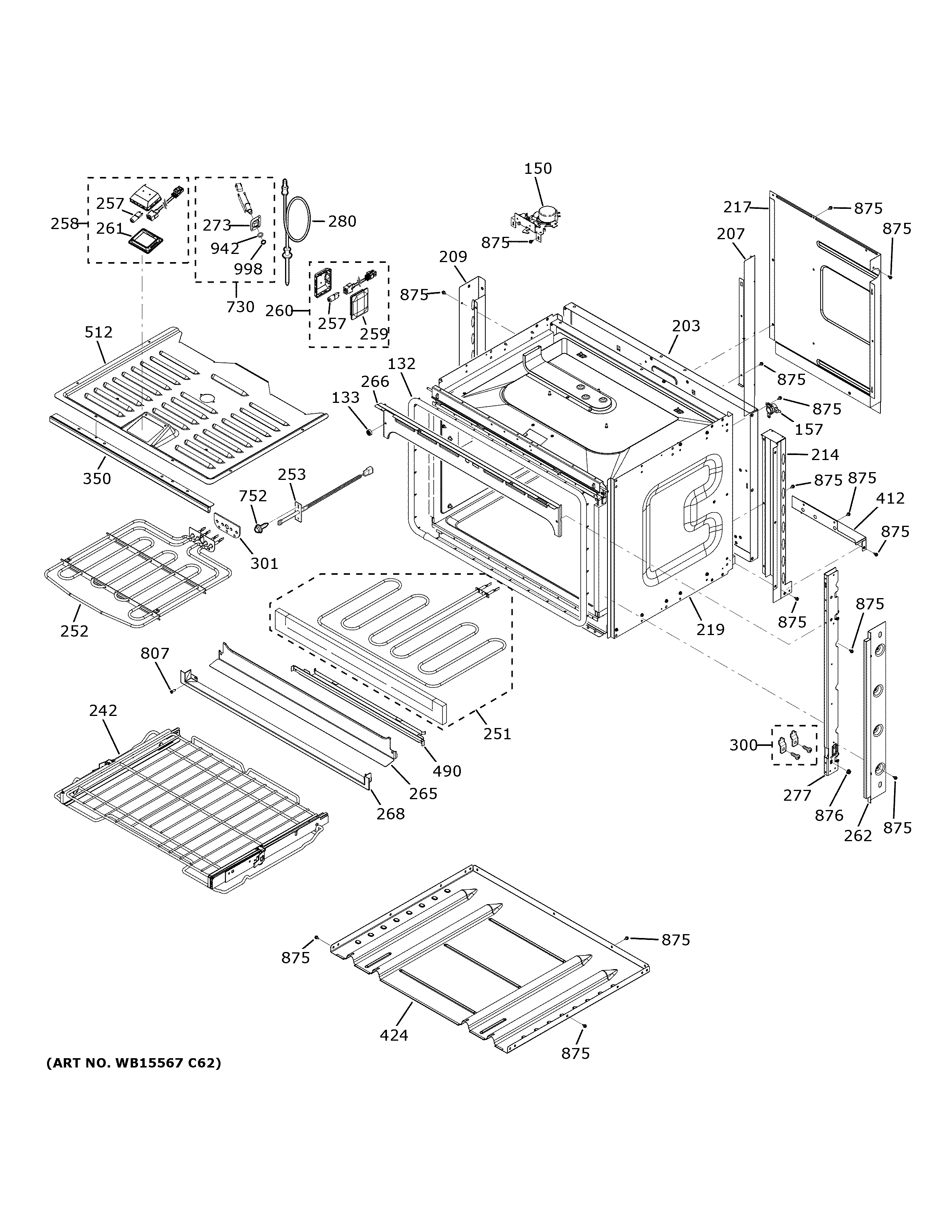 GE CTS90DP2N1S1 body parts diagram