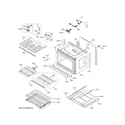 GE CTD90DM2N1S5 lower oven diagram