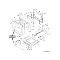 GE CHS900P2M5S1 door & drawer parts diagram