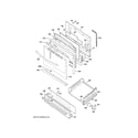 GE JGBS60REF2SS door & drawer parts diagram