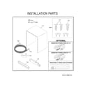 GE GDT630PYR0FS installation parts diagram