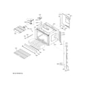 GE JKD3000DN1WW upper oven diagram