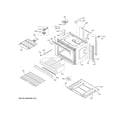 GE JKD3000DN1WW lower oven diagram
