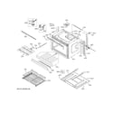 GE JTD5000FN1DS lower oven diagram
