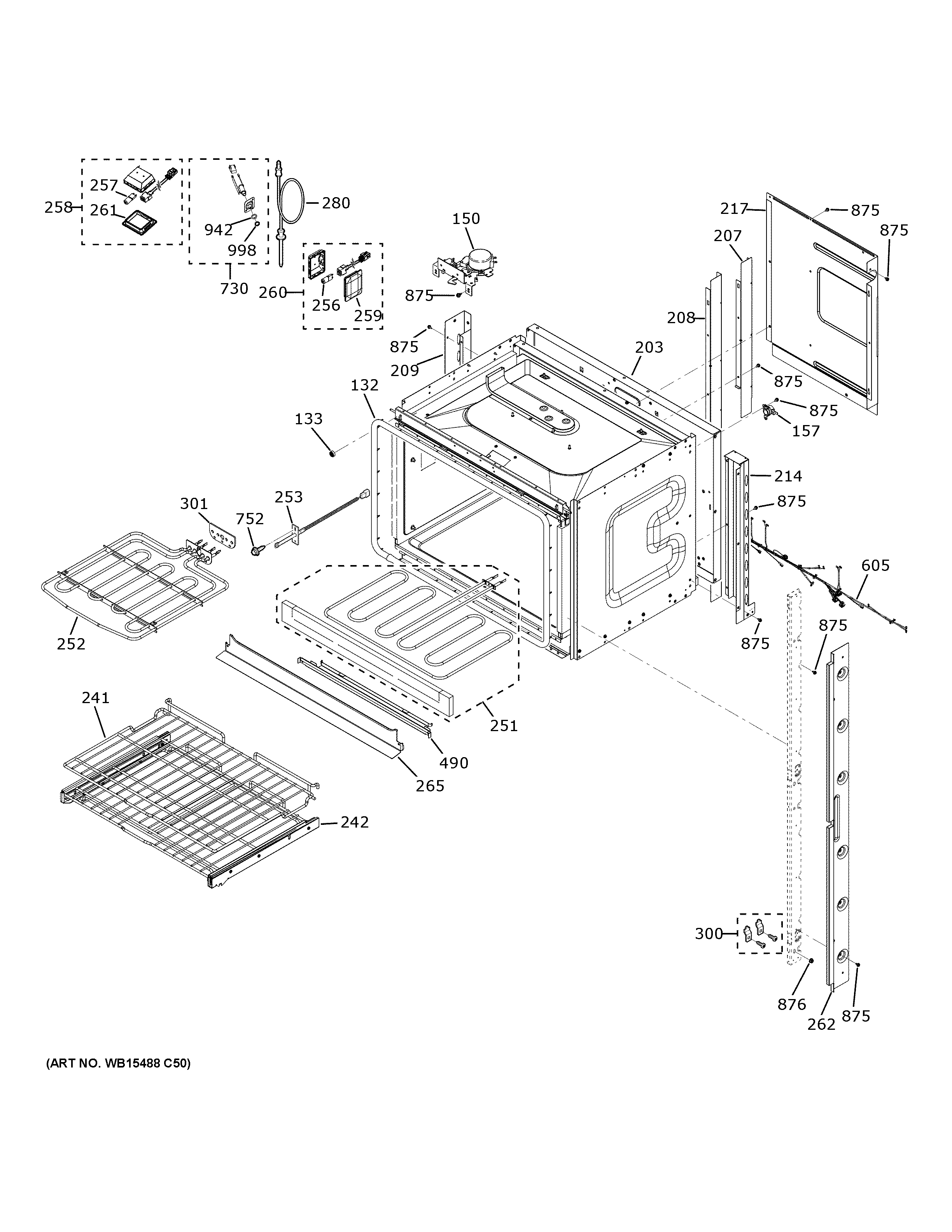 GE PKD7000SN1SS upper oven diagram