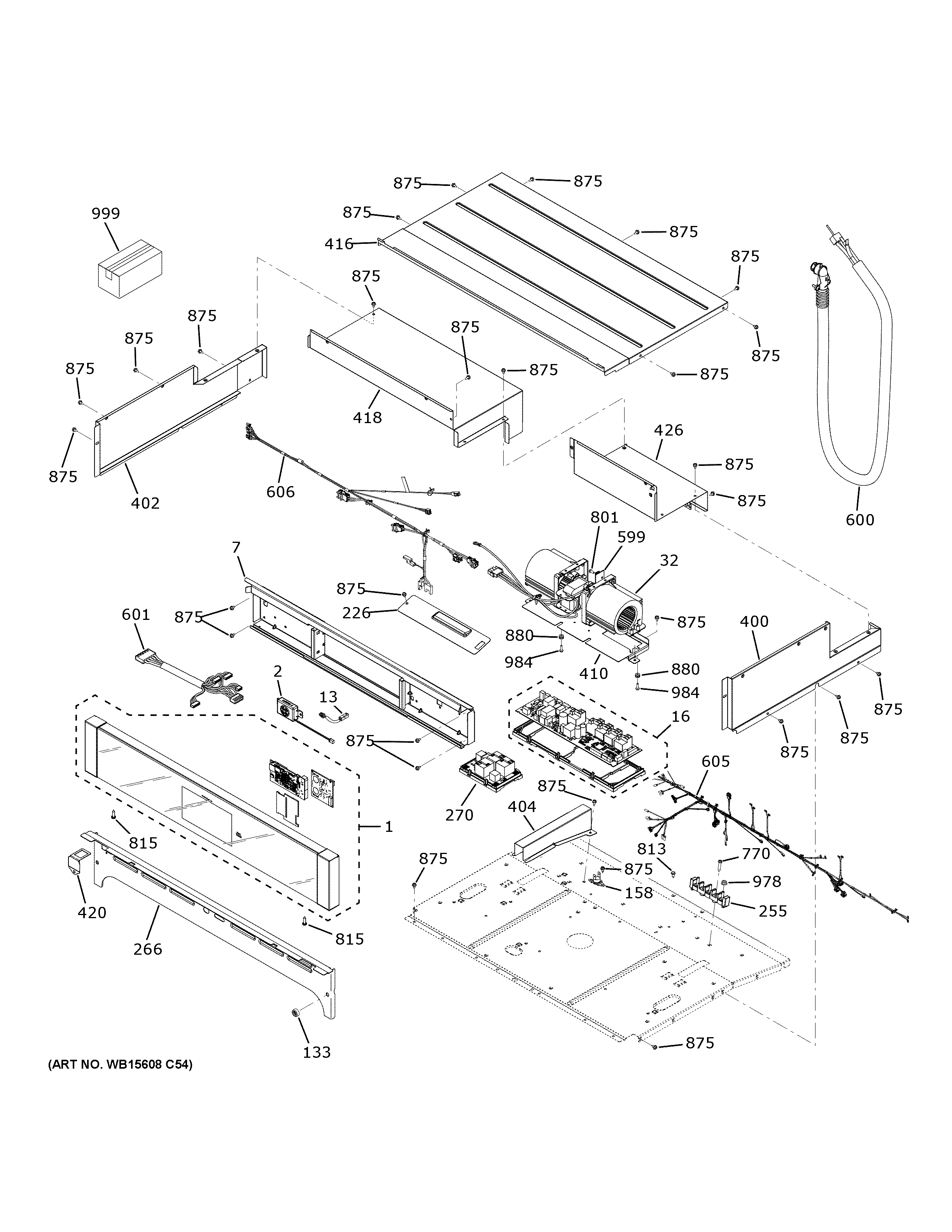 GE PKD7000BN1TS control panel diagram