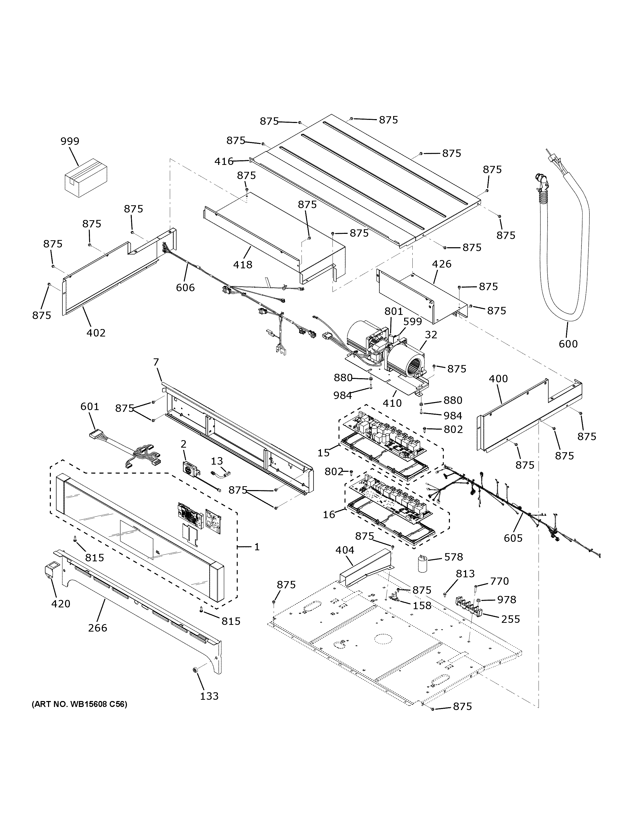 GE PTD7000BN1TS control panel diagram