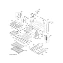 GE ZTDX1DPSN1SS lower oven diagram
