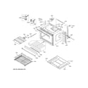 GE PKD7000FN2DS lower oven diagram