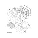 GE PGB920DEF1BB door & drawer parts diagram