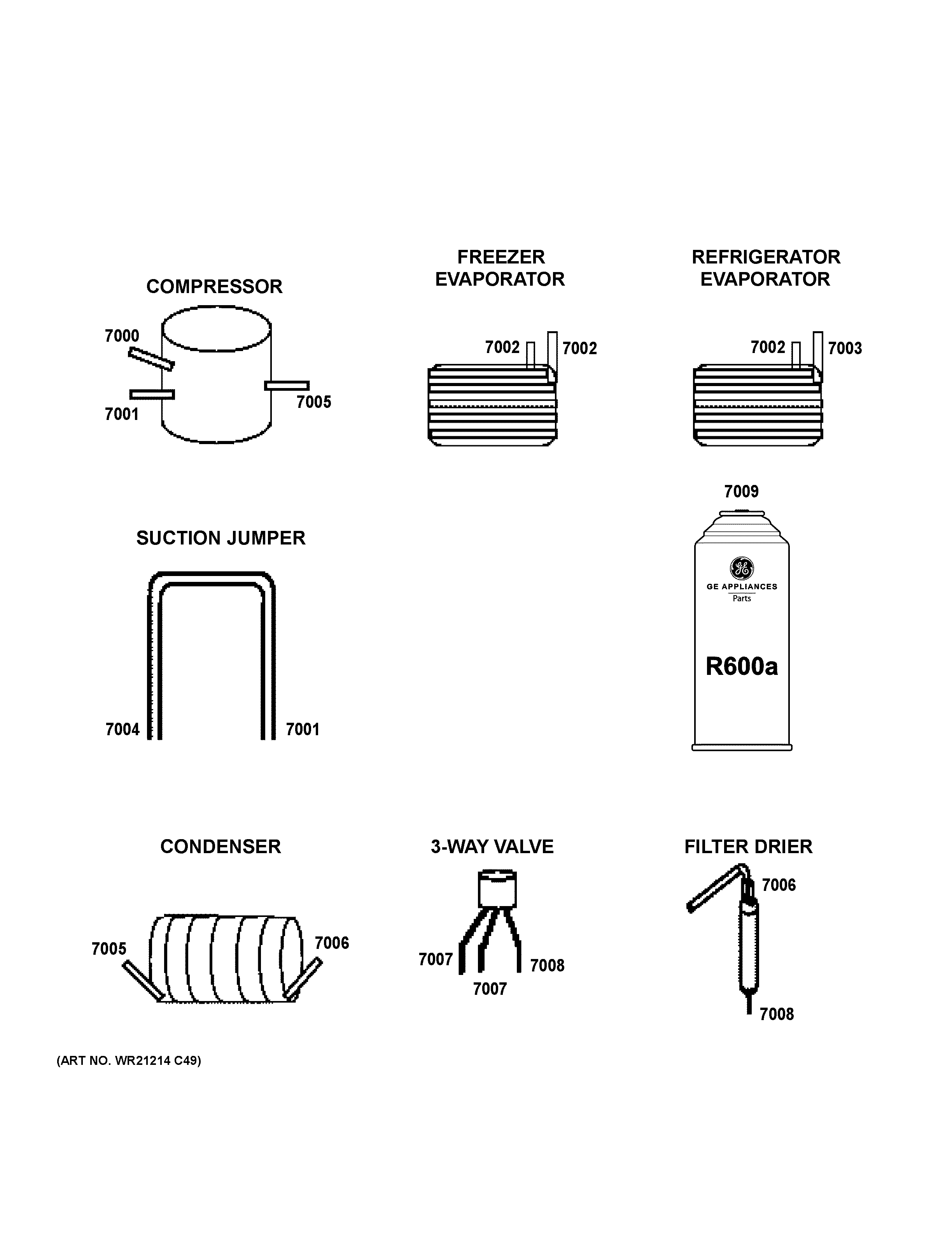 GE GFD28GMLKES lokring connectors diagram