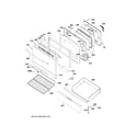 GE JGB635REK4SS door & drawer parts diagram