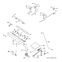 GE JGBS30DEK5BB gas & burner parts diagram