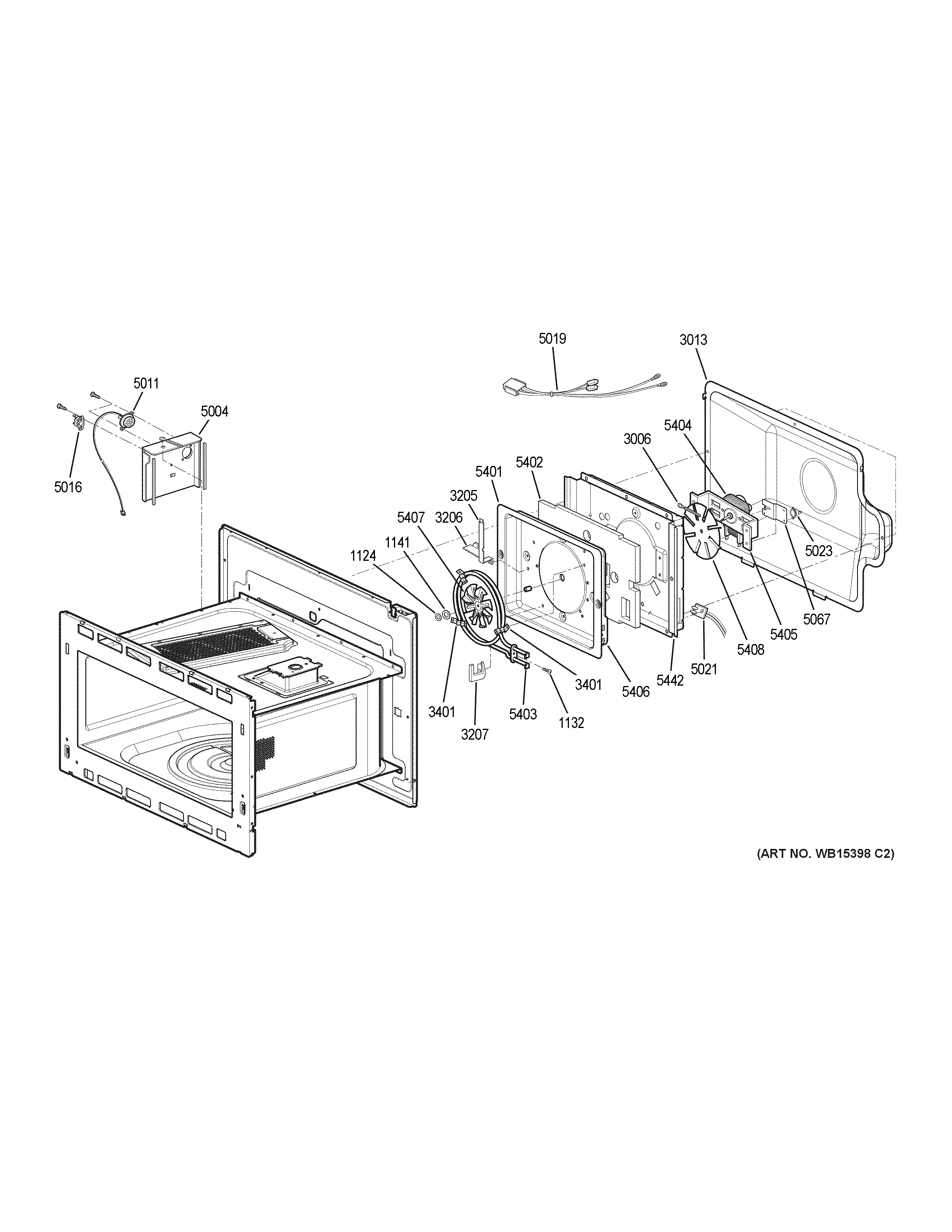 GE CTC912P2N1S1 interior parts diagram
