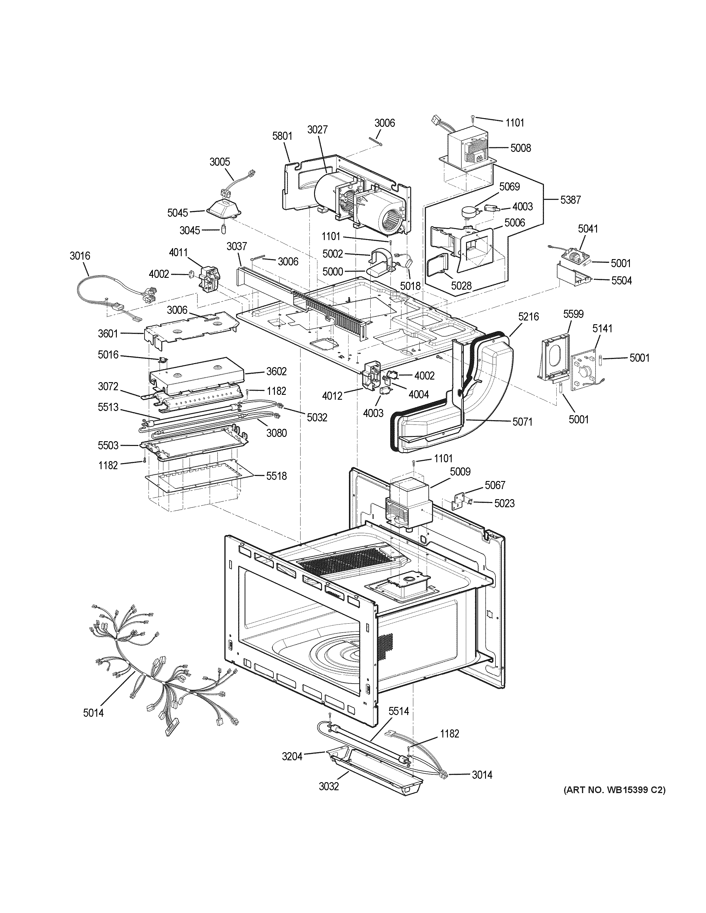 GE PT9800SH6SS insulator parts diagram