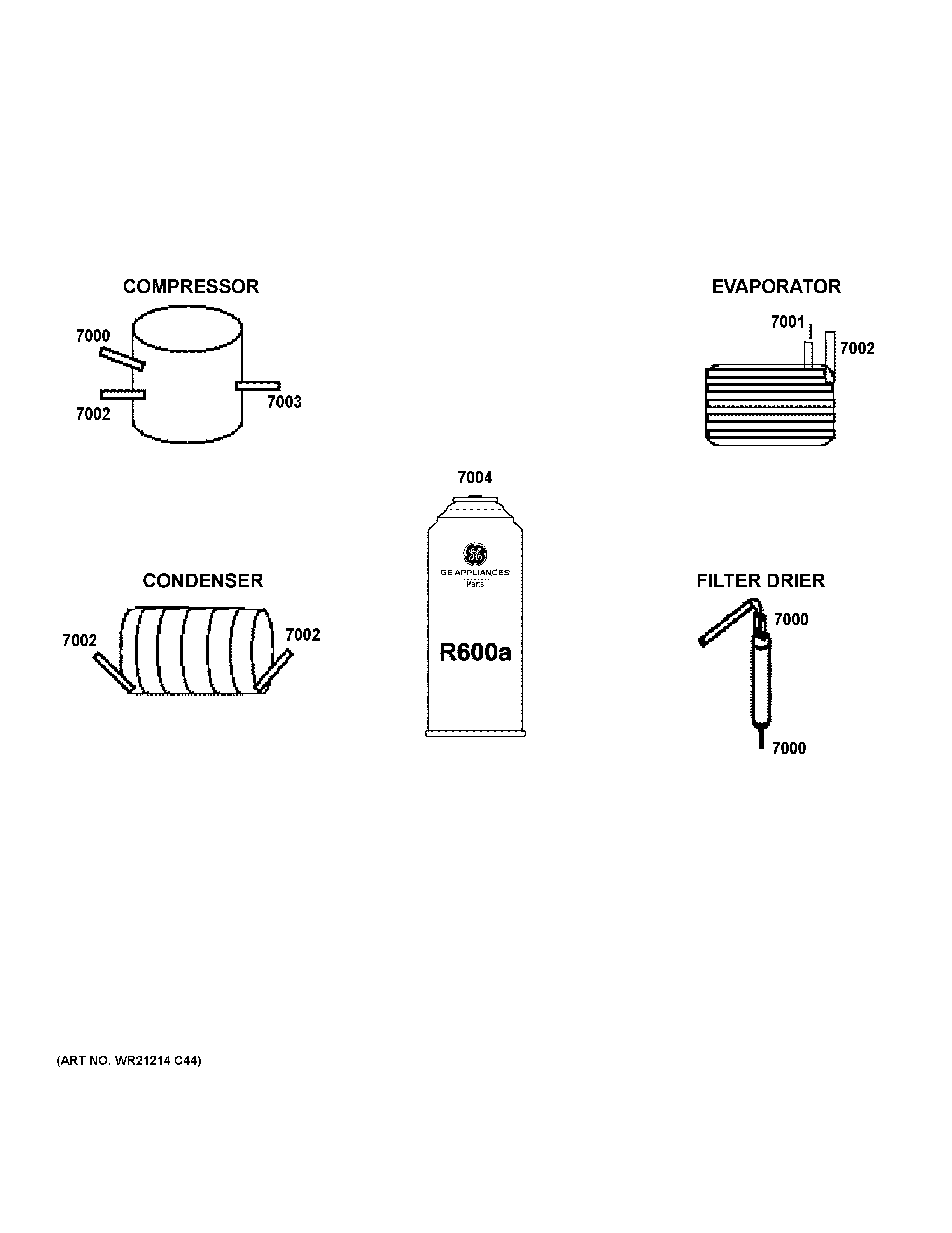 GE UNC15NPRBII lokring connectors diagram