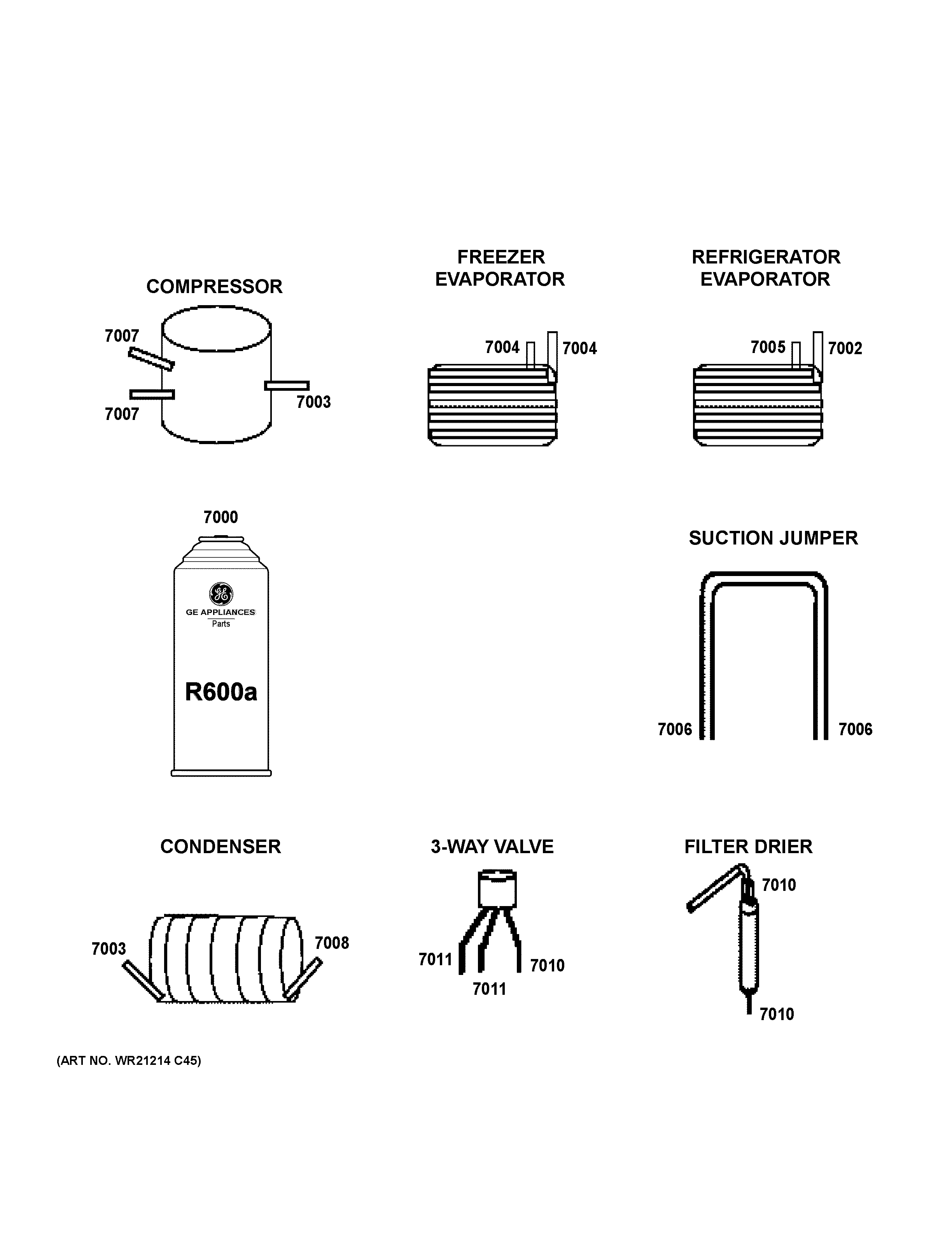 GE CVE28DP2NS1 lokring connectors diagram