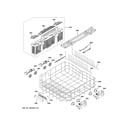 GE ZDT985SPN6SS lower rack assembly diagram