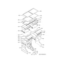 GE ZIC360NHDRH shelves & drawers diagram