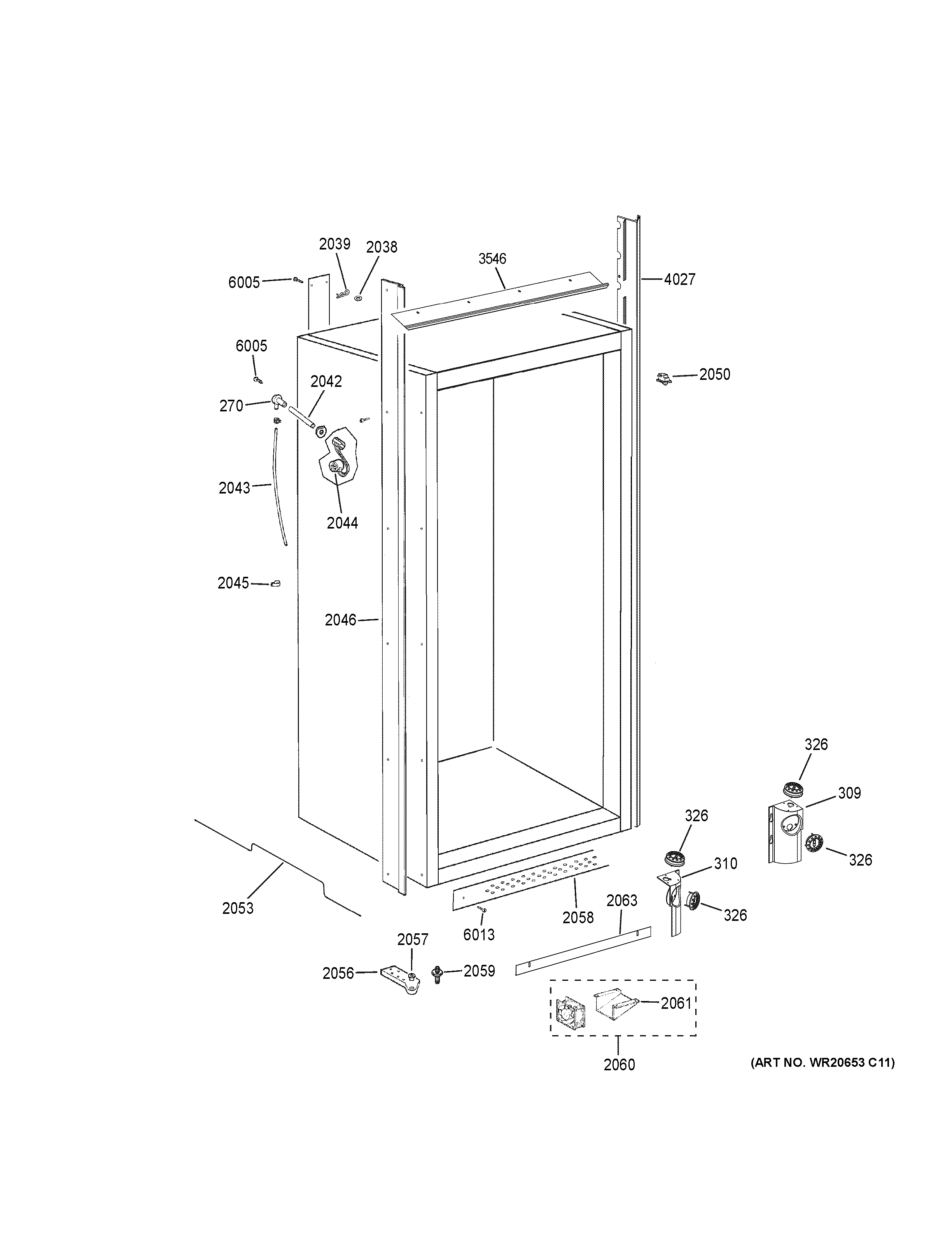 GE ZIF360NNBRH cabinet (2) diagram