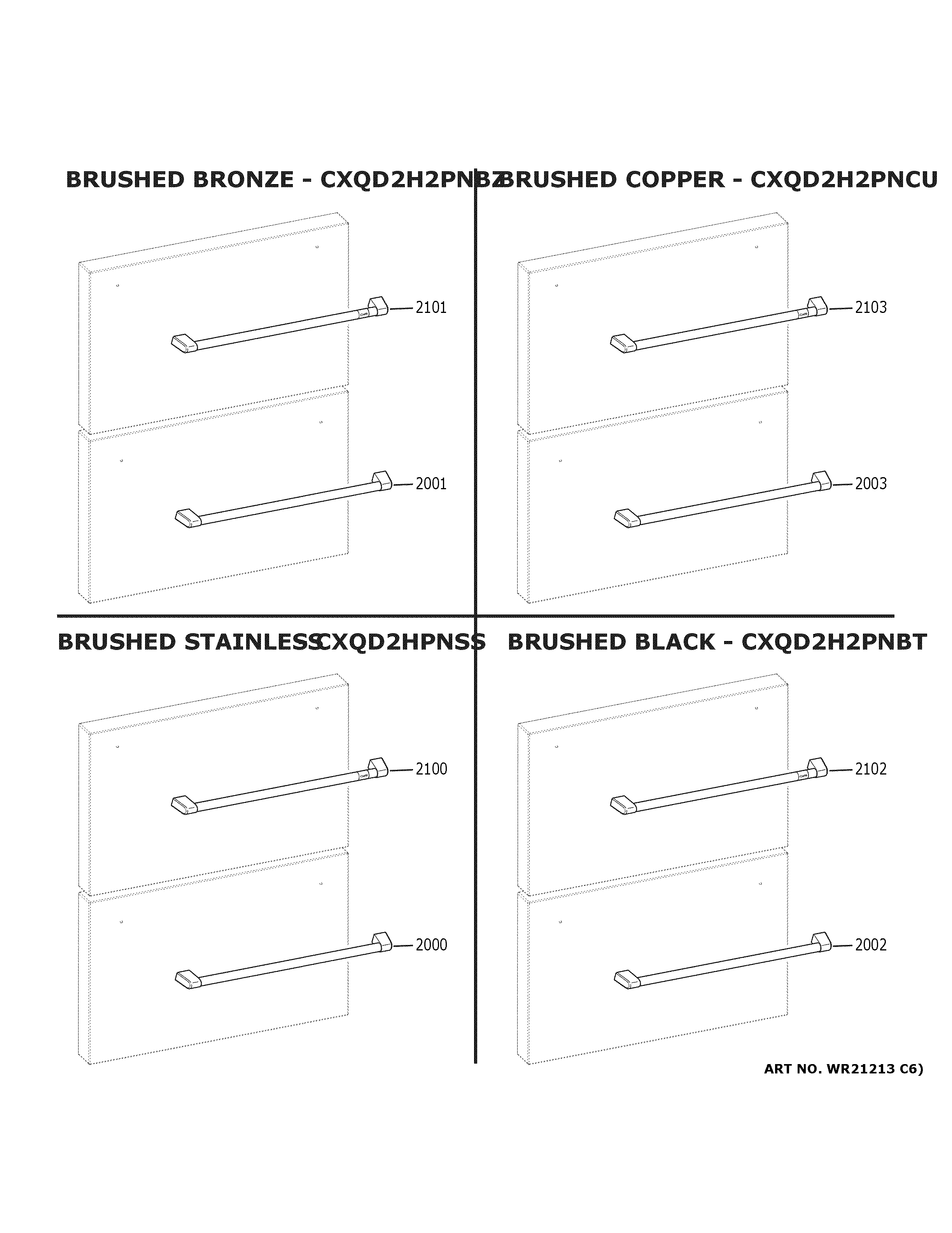 GE CDE06RP3NCD1 cafe customization diagram