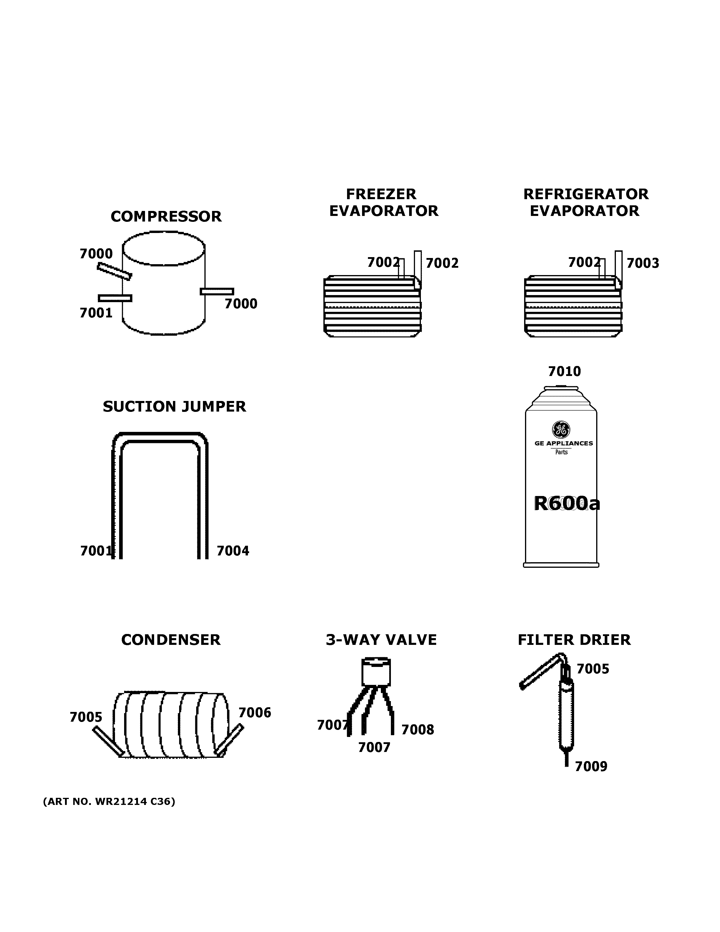 GE ZWE23NSTBSS lokring connectors diagram