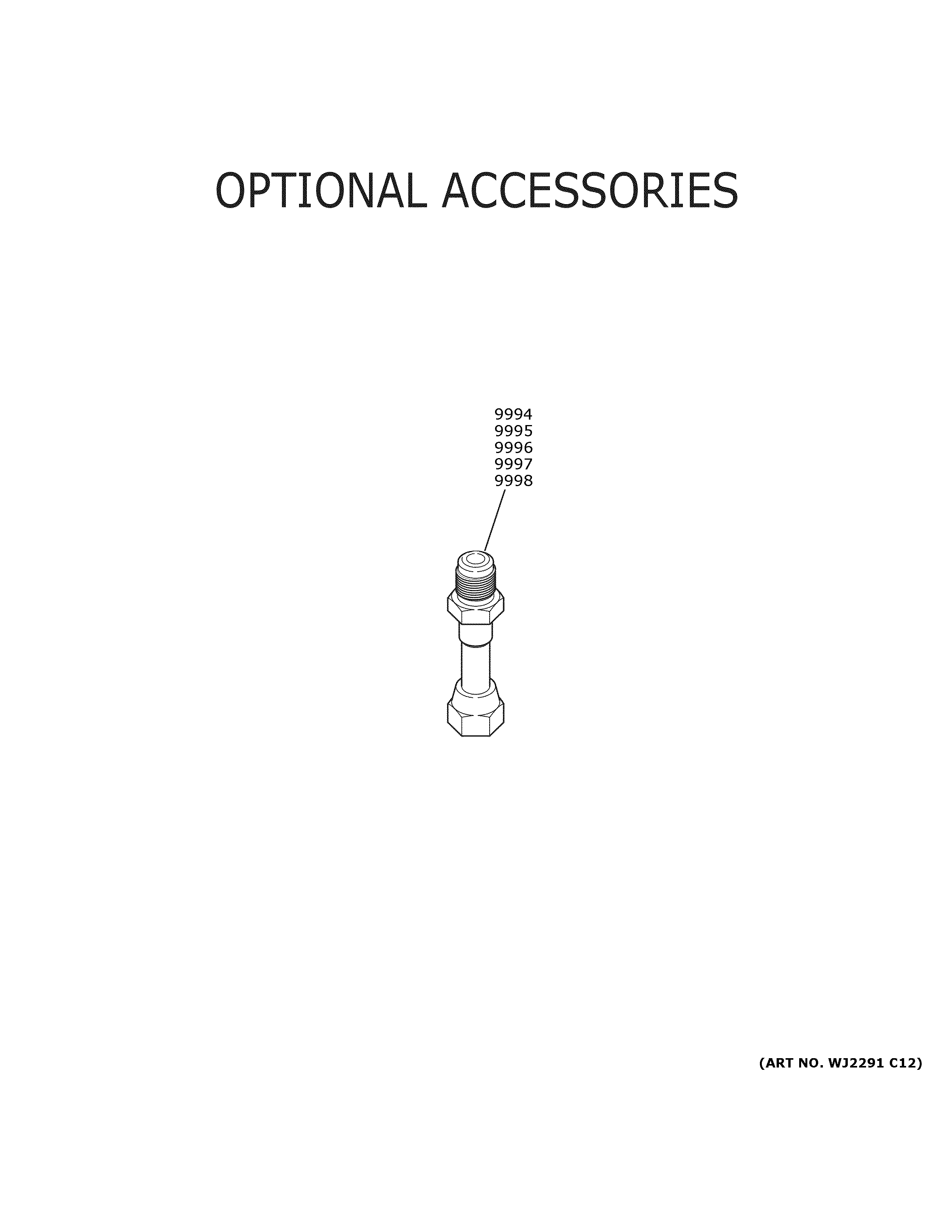 Haier 3U24GS1ERE optional accessories diagram