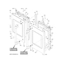 GE CTD90FP2N2S1 upper doors diagram
