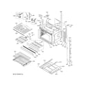 GE CTD90FP2N2S1 lower oven diagram