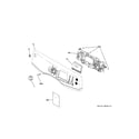 GE GFDN160GJ0WW controls & backsplash diagram