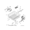 GE GDT695SBL2TS upper rack assembly diagram