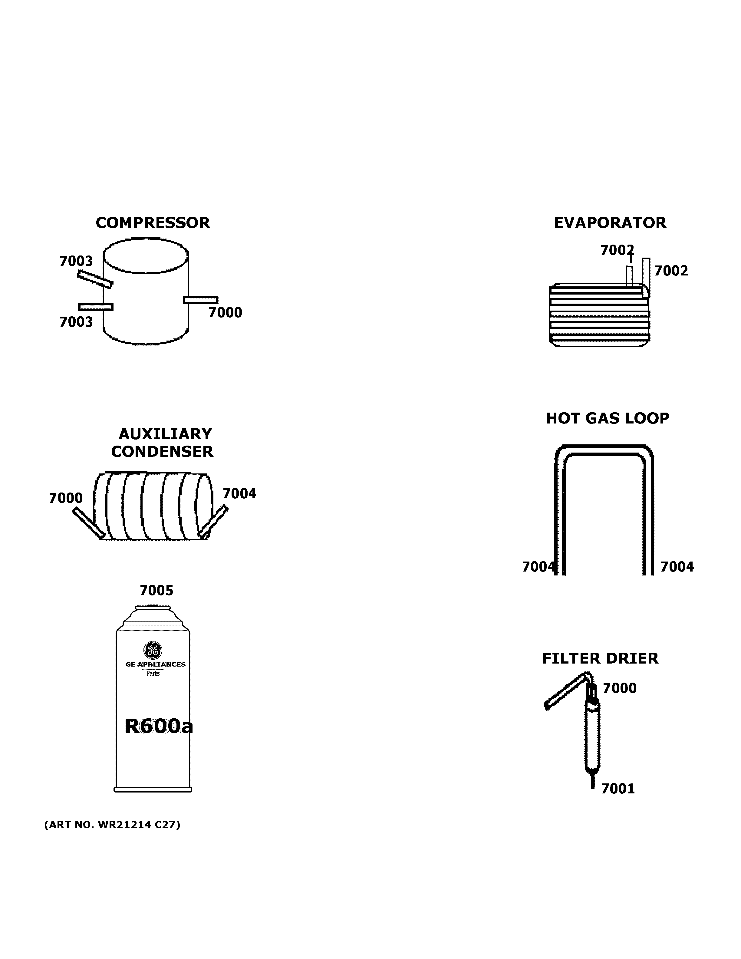 GE GPE12FGKEBB lokring connectors diagram