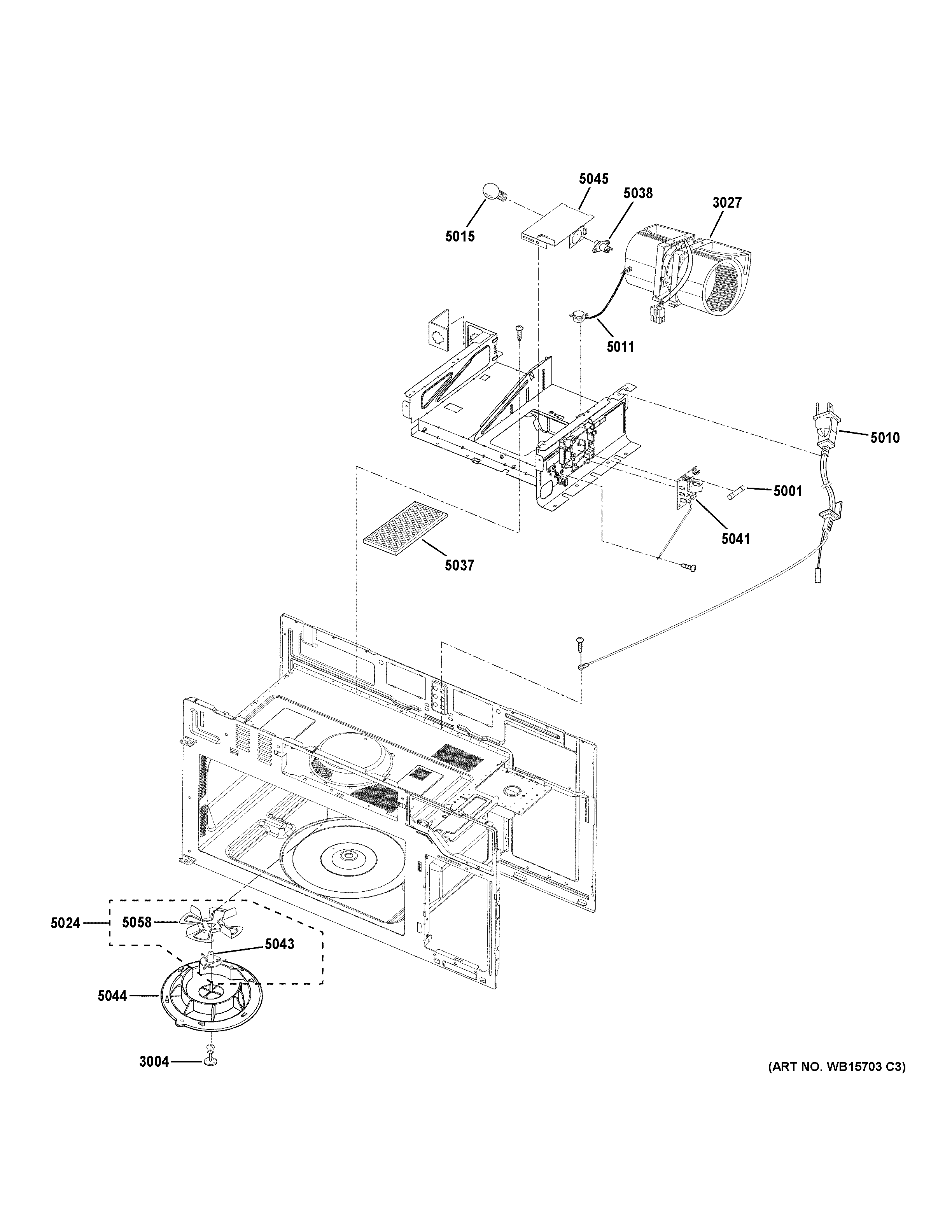 GE QVM7167RN8SS interior parts (2) diagram
