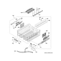 GE ZDT985SPN6SS upper rack assembly diagram