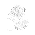 GE JGBS60REK7SS door & drawer parts diagram