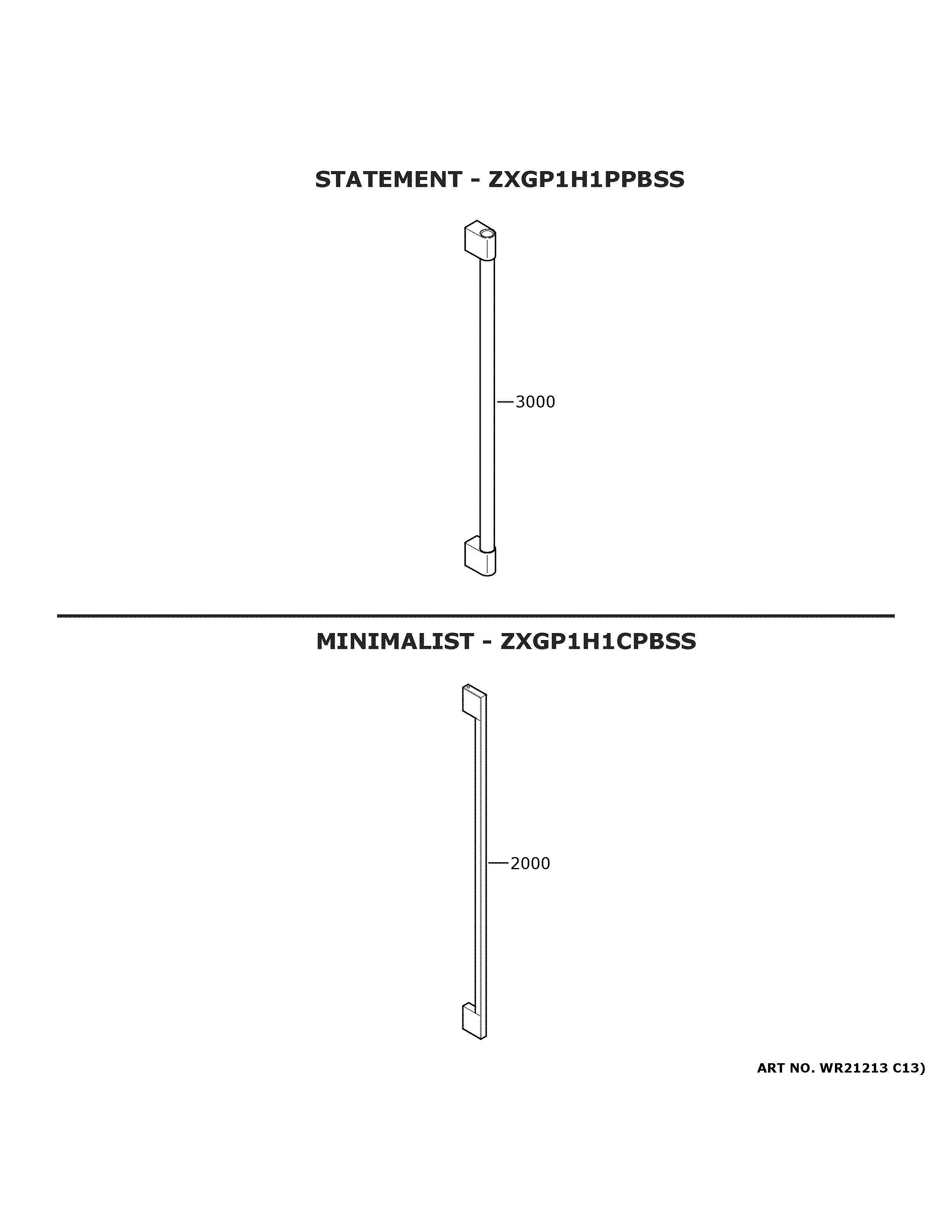 GE ZIFS240NDSS monogram customization diagram