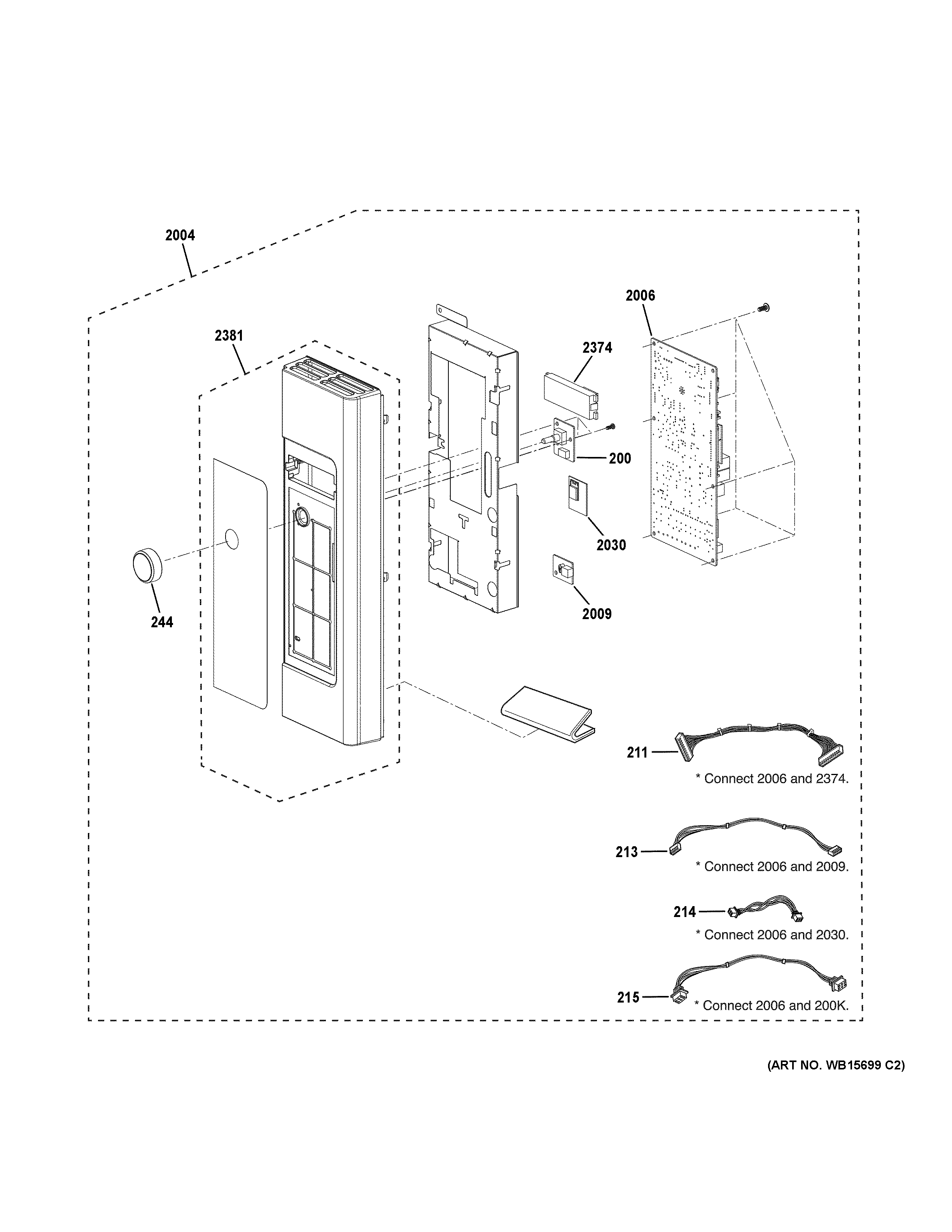 GE PVM9179FR1DS control parts diagram
