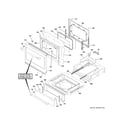 GE CHS900P2M6S1 door & drawer parts diagram