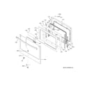 GE PTS9000BN2TS door diagram