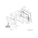 GE CTS90DP3N2D1 door diagram