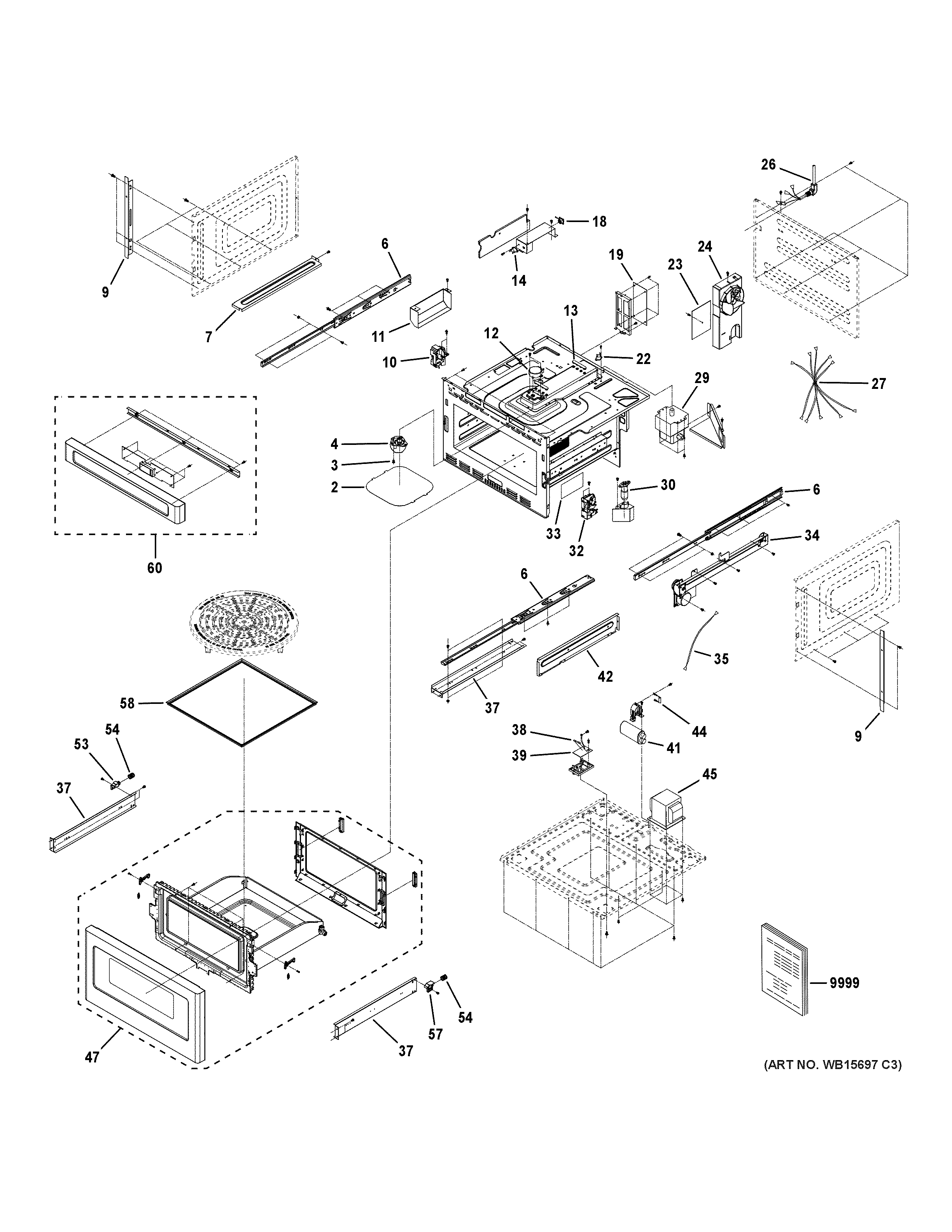 GE ZWL1126SR1SS microwave diagram