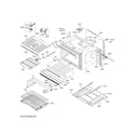 GE PTD700RSN2SS lower oven diagram