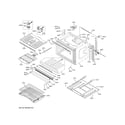 GE PTD700LSN2SS lower oven diagram