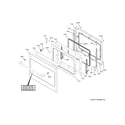 GE CTD90FP2N2S1 lower door diagram