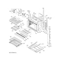 GE CTD90FP2N2S1 lower oven diagram