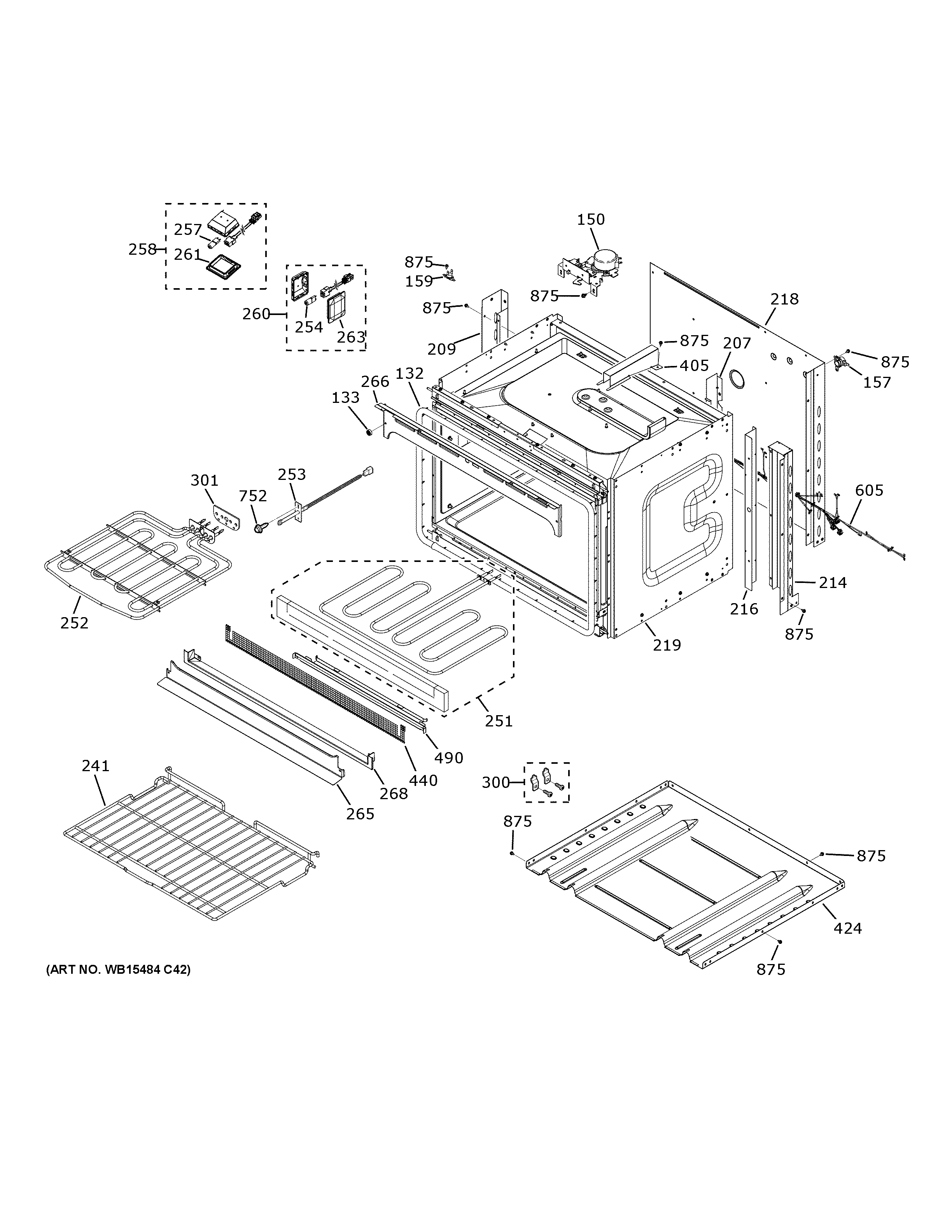 GE JKD5000SN3SS lower oven diagram