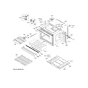 GE JKD5000SN3SS lower oven diagram