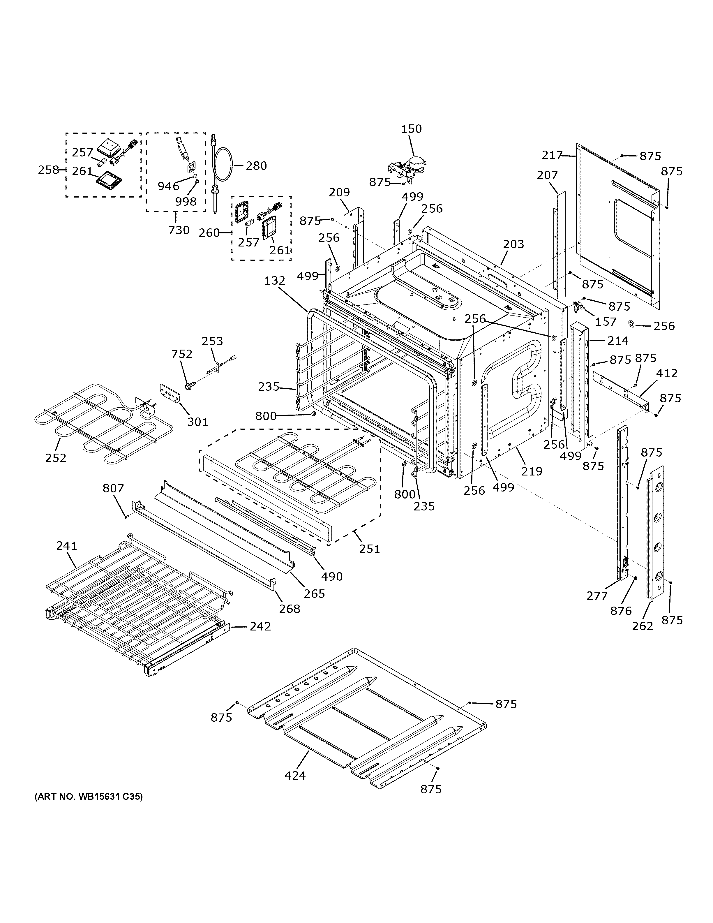 GE ZKS90DSSN1SS body parts diagram